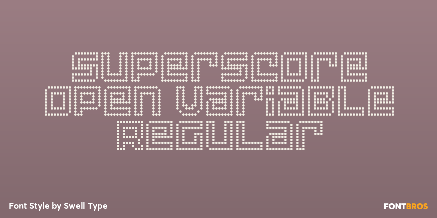 Superscore Open Variable Regular Poster