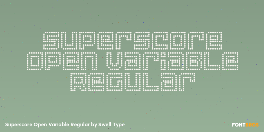 Superscore Open Variable Regular Poster