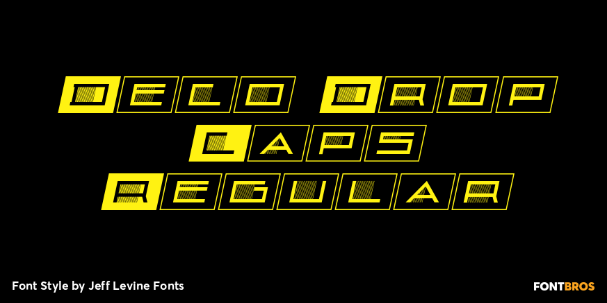 Deco Drop Caps Regular Poster