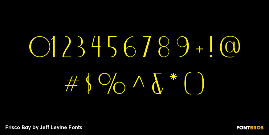 Frisco Bay Font Poster #4