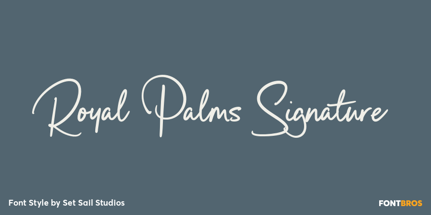 Royal Palms Signature Poster