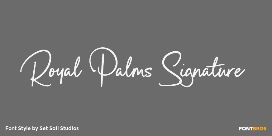 Royal Palms Signature Poster