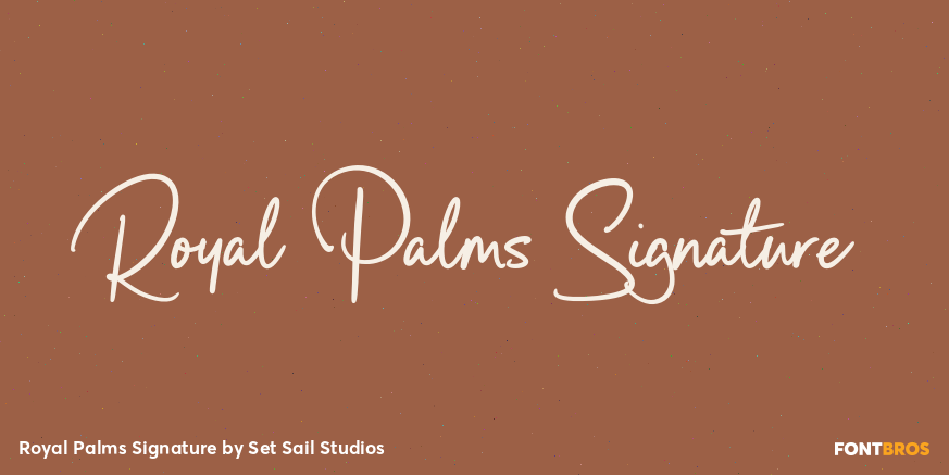 Royal Palms Signature Poster