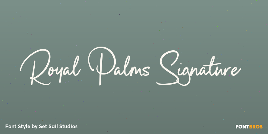Royal Palms Signature Poster