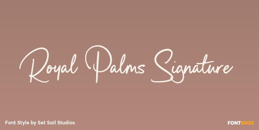 Royal Palms Signature Poster