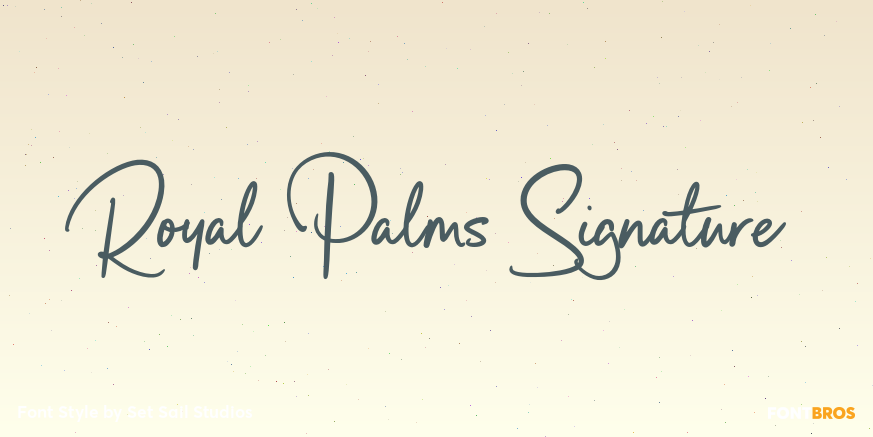 Royal Palms Signature Poster