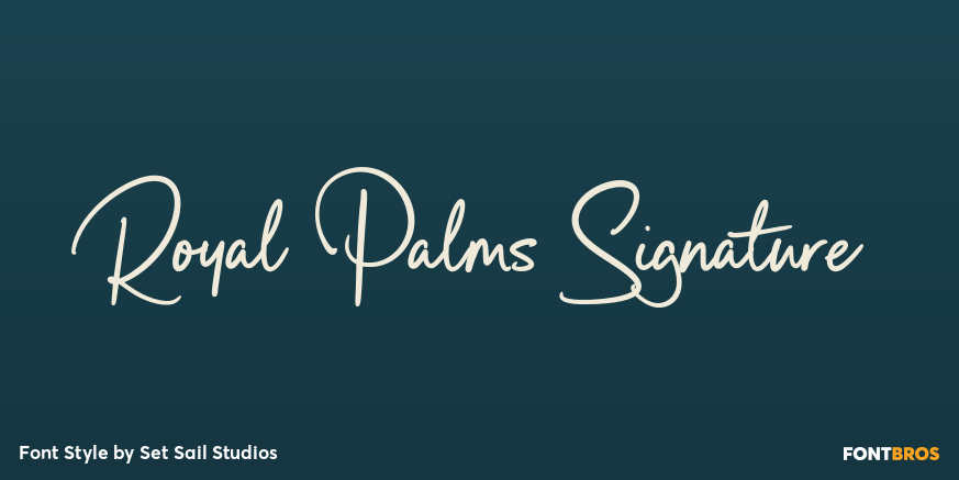 Royal Palms Signature Poster