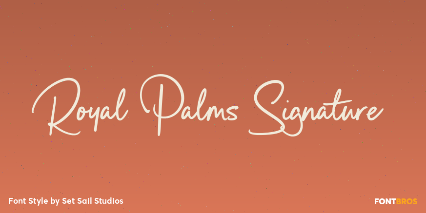 Royal Palms Signature Poster