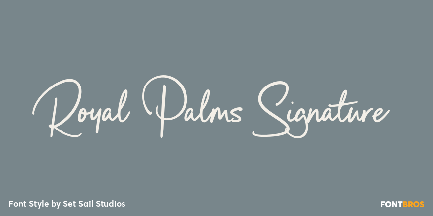 Royal Palms Signature Poster