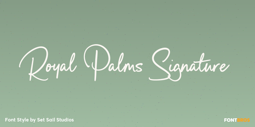 Royal Palms Signature Poster
