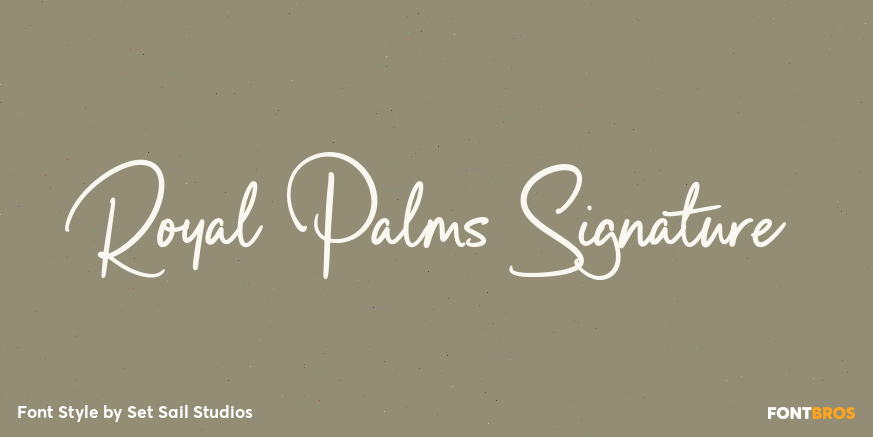 Royal Palms Signature Poster