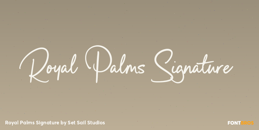 Royal Palms Signature Poster