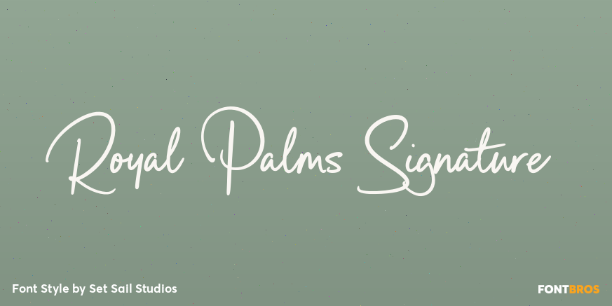 Royal Palms Signature Poster