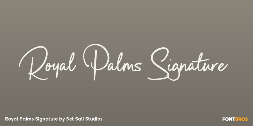 Royal Palms Signature Poster