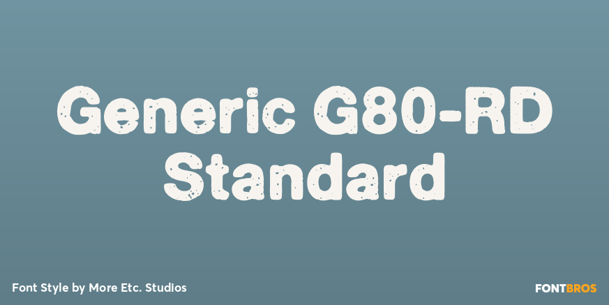 Generic G80-RD Standard Poster