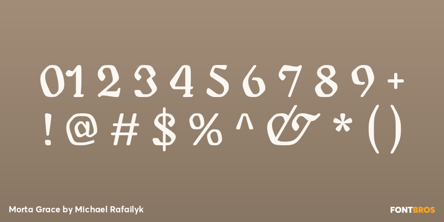 Morta Grace Font Poster #1