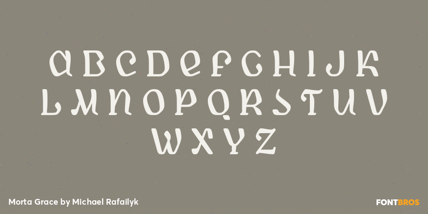 Morta Grace Font Poster #2