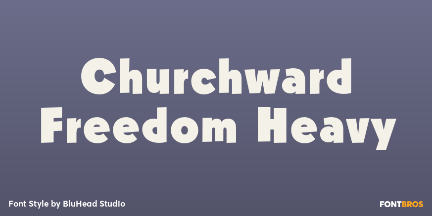 Churchward Freedom Heavy Poster