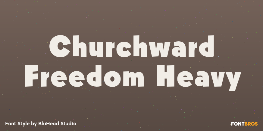 Churchward Freedom Heavy Poster