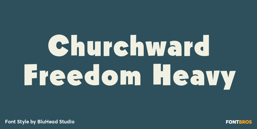 Churchward Freedom Heavy Poster