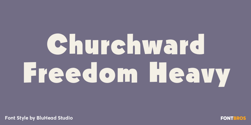 Churchward Freedom Heavy Poster