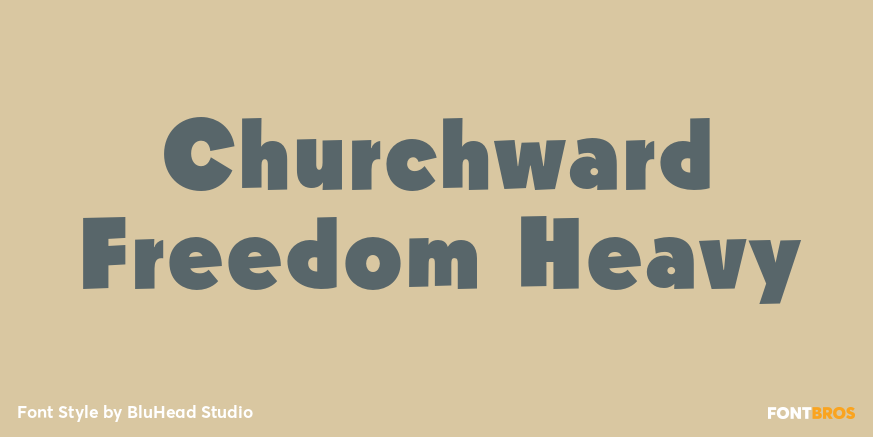 Churchward Freedom Heavy Poster