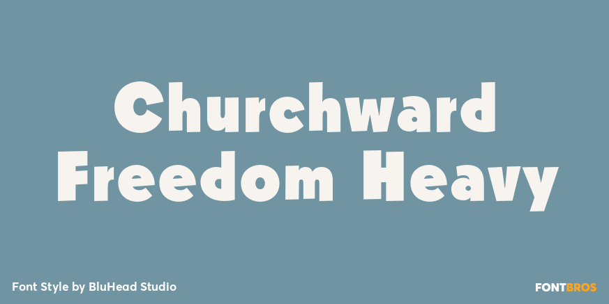 Churchward Freedom Heavy Poster