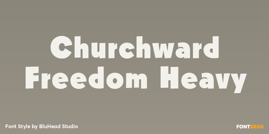 Churchward Freedom Heavy Poster