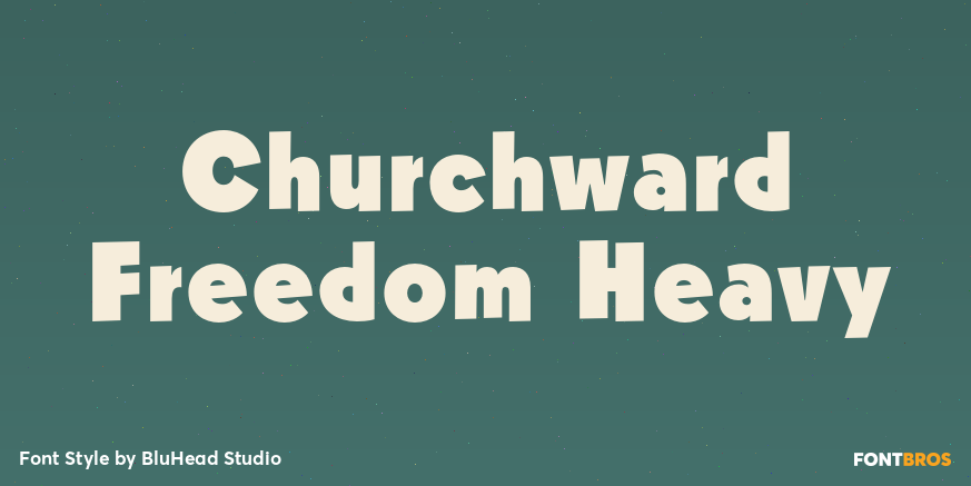 Churchward Freedom Heavy Poster