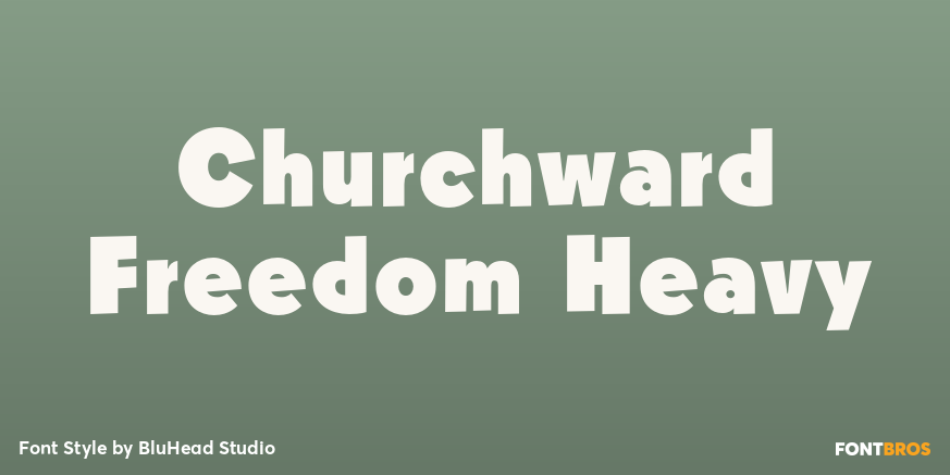 Churchward Freedom Heavy Poster