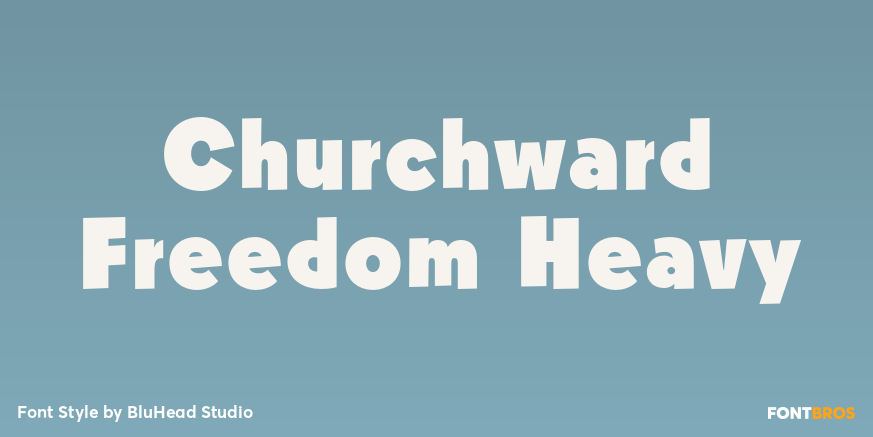 Churchward Freedom Heavy Poster