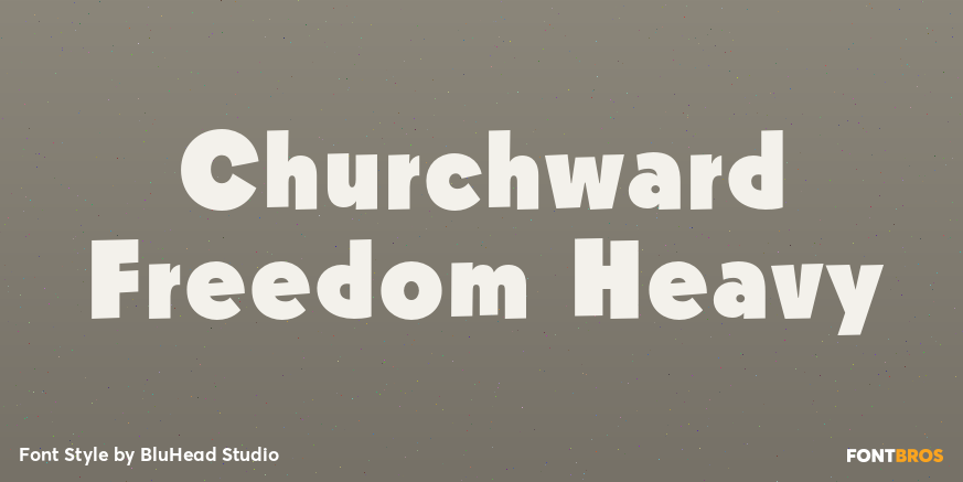 Churchward Freedom Heavy Poster