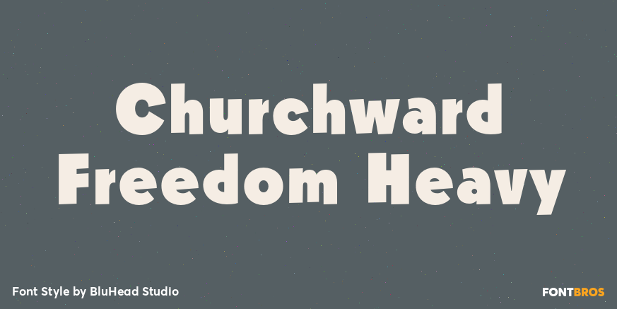 Churchward Freedom Heavy Poster