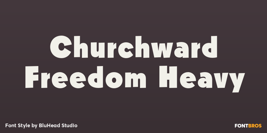 Churchward Freedom Heavy Poster
