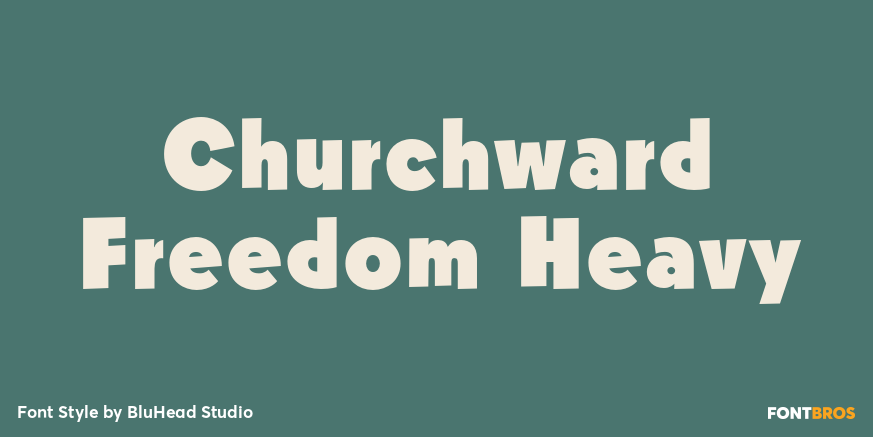 Churchward Freedom Heavy Poster