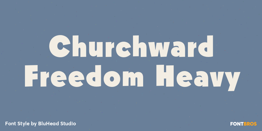 Churchward Freedom Heavy Poster