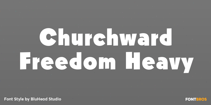 Churchward Freedom Heavy Poster