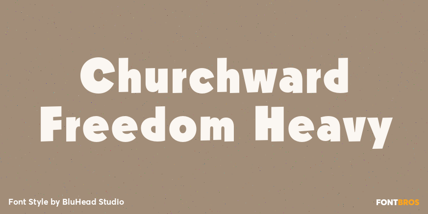 Churchward Freedom Heavy Poster