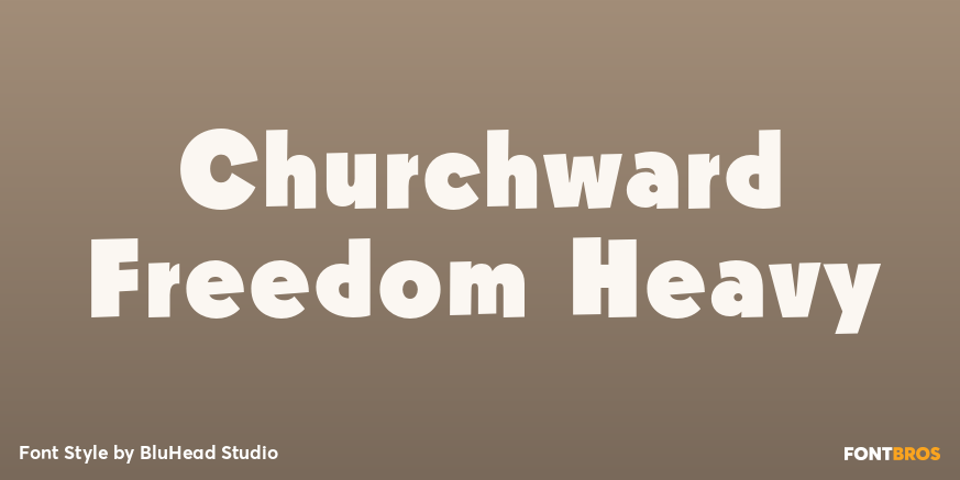 Churchward Freedom Heavy Poster