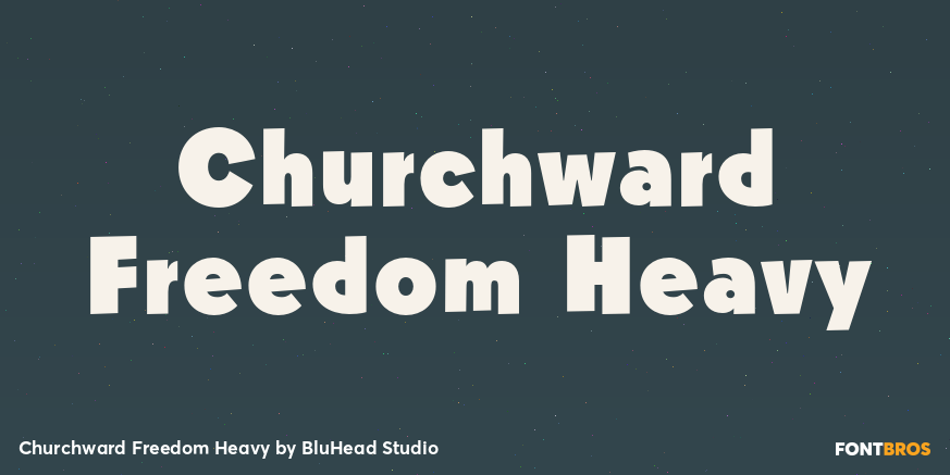 Churchward Freedom Heavy Poster