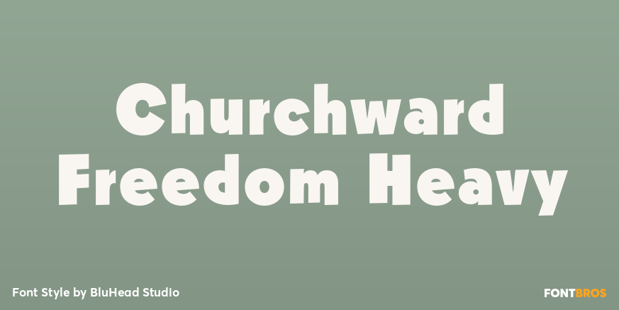 Churchward Freedom Heavy Poster