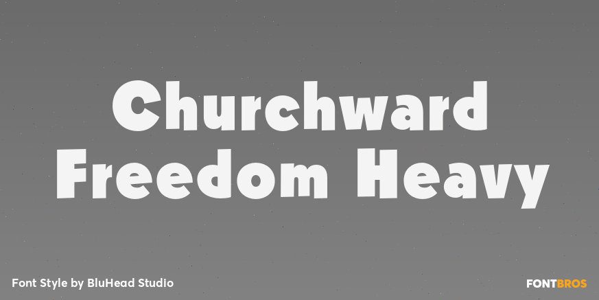 Churchward Freedom Heavy Poster