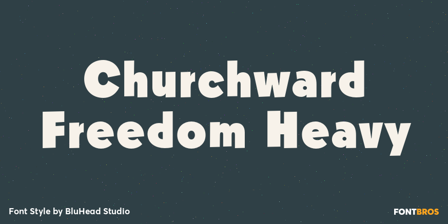 Churchward Freedom Heavy Poster