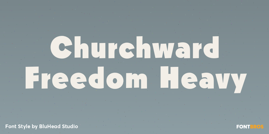 Churchward Freedom Heavy Poster