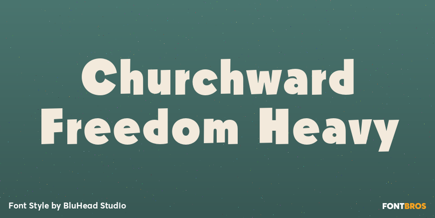 Churchward Freedom Heavy Poster