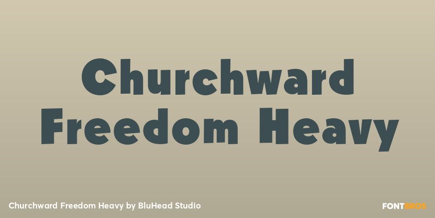 Churchward Freedom Heavy Poster