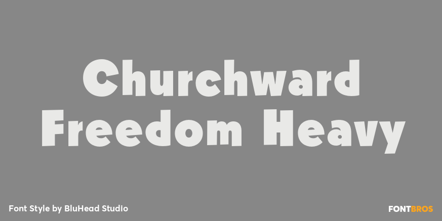Churchward Freedom Heavy Poster