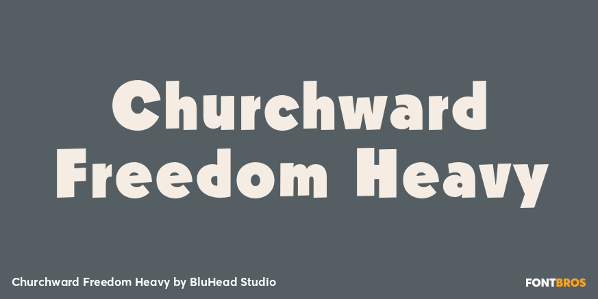 Churchward Freedom Heavy Poster