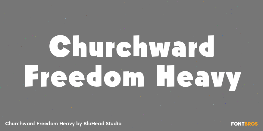 Churchward Freedom Heavy Poster