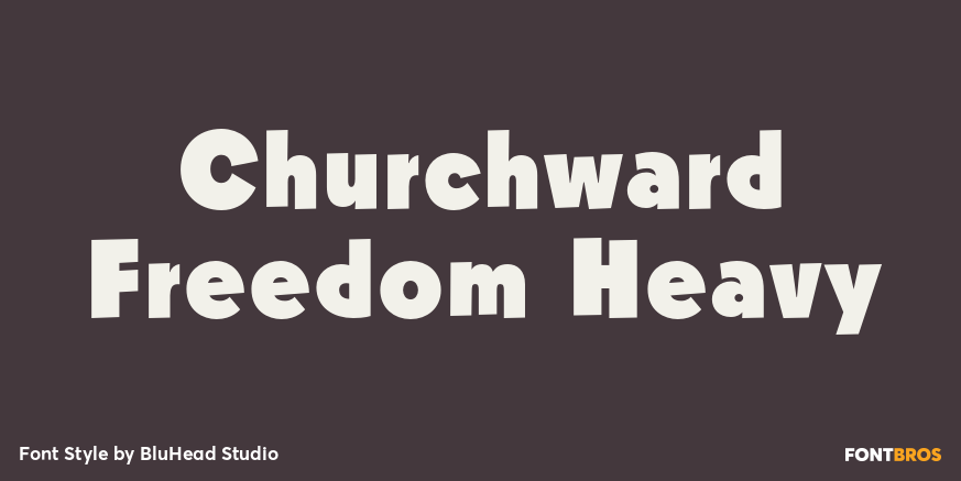 Churchward Freedom Heavy Poster